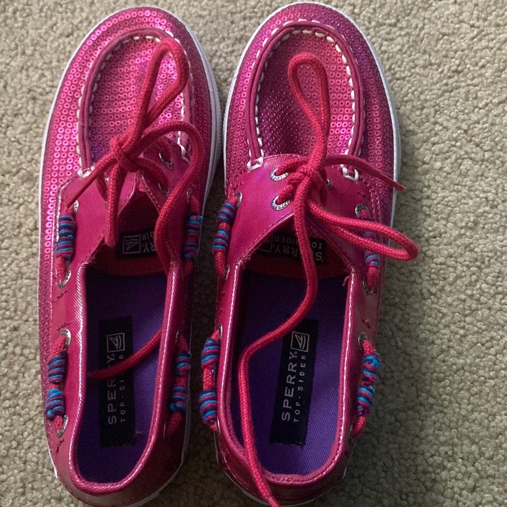 Sperry brand new fun sequin shoes
